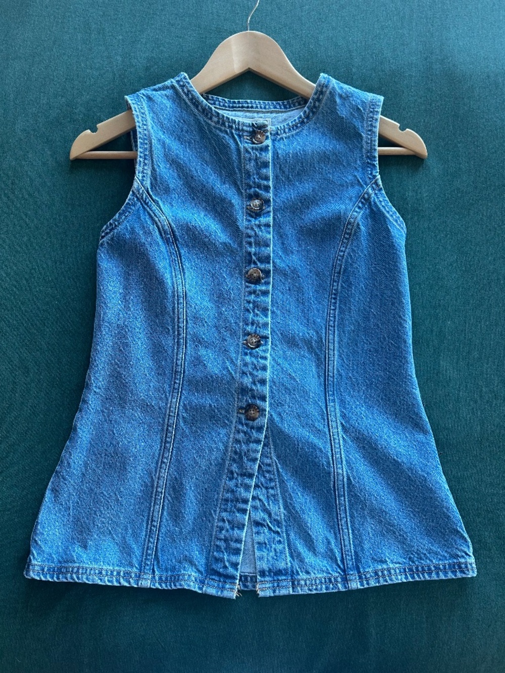 Abercrombie & Fitch denim shirt vest